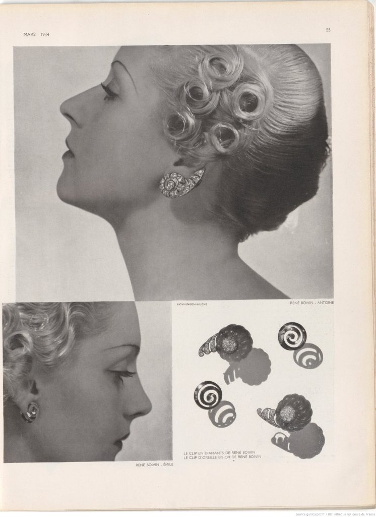Rene Boivin în Vogue 1934